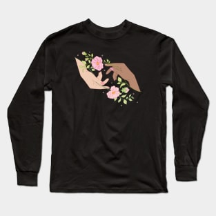 Floral Friendship Long Sleeve T-Shirt